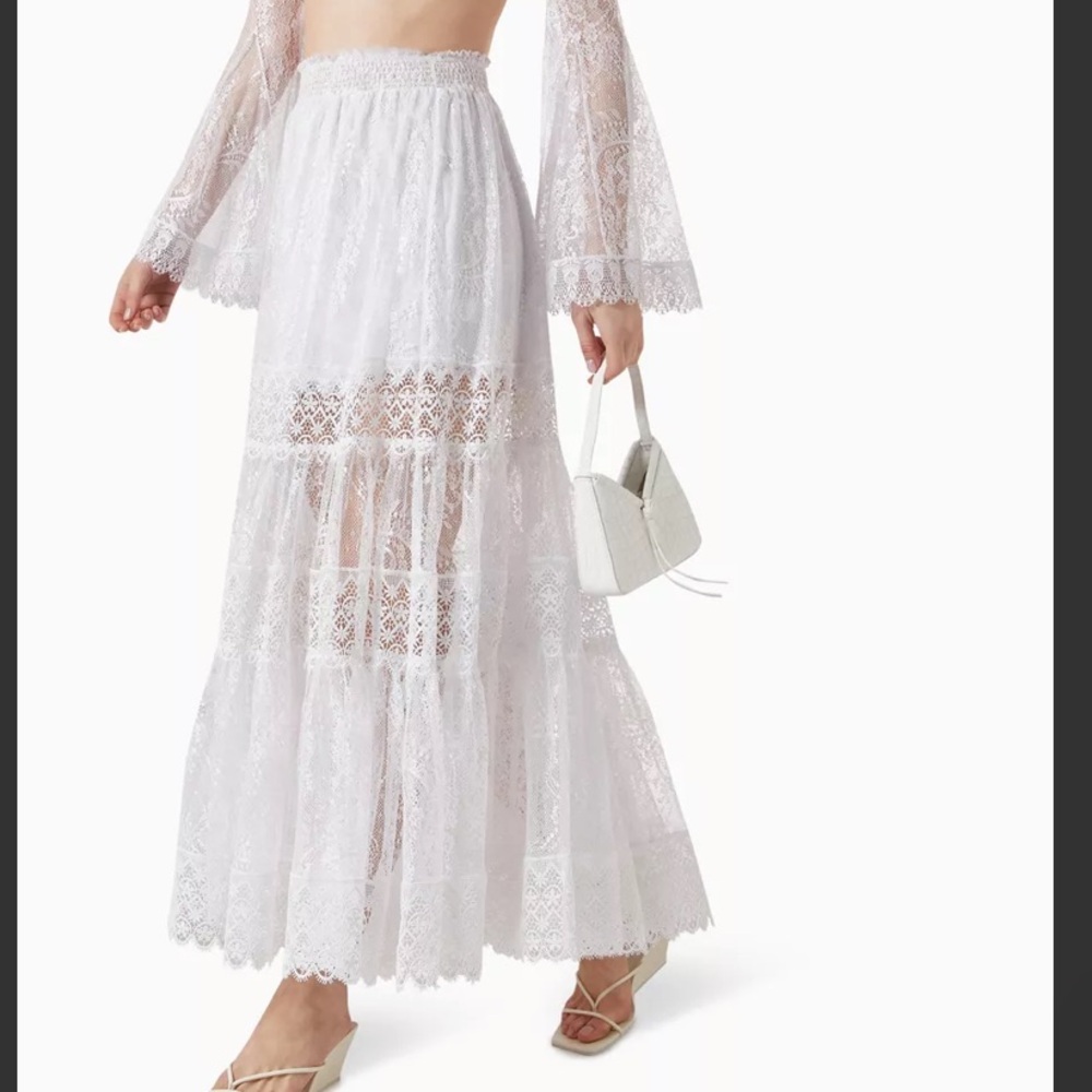 Charo Ruiz Long Simet Skirt NWT